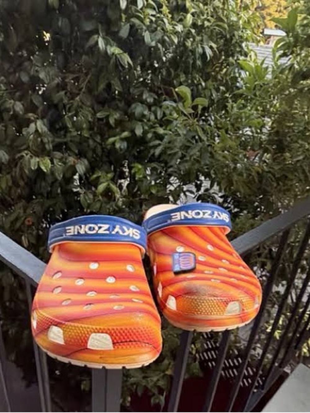 Limited edition sky zone crocs